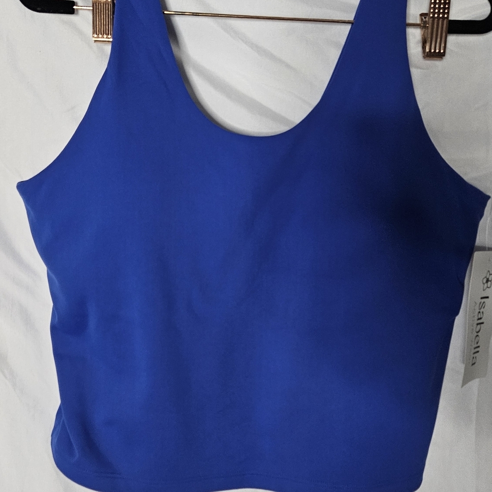 #15 Isabella Royal Blue Crop Top
